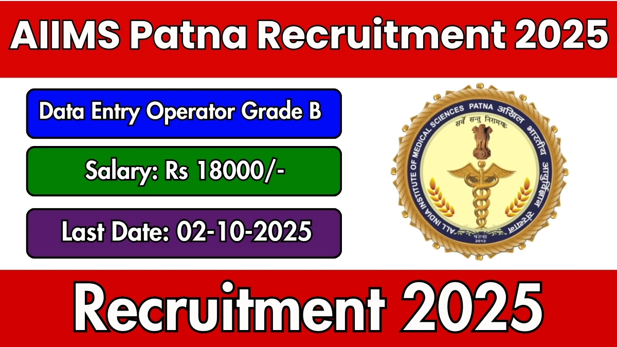 AIIMS Patna Recruitment 2025