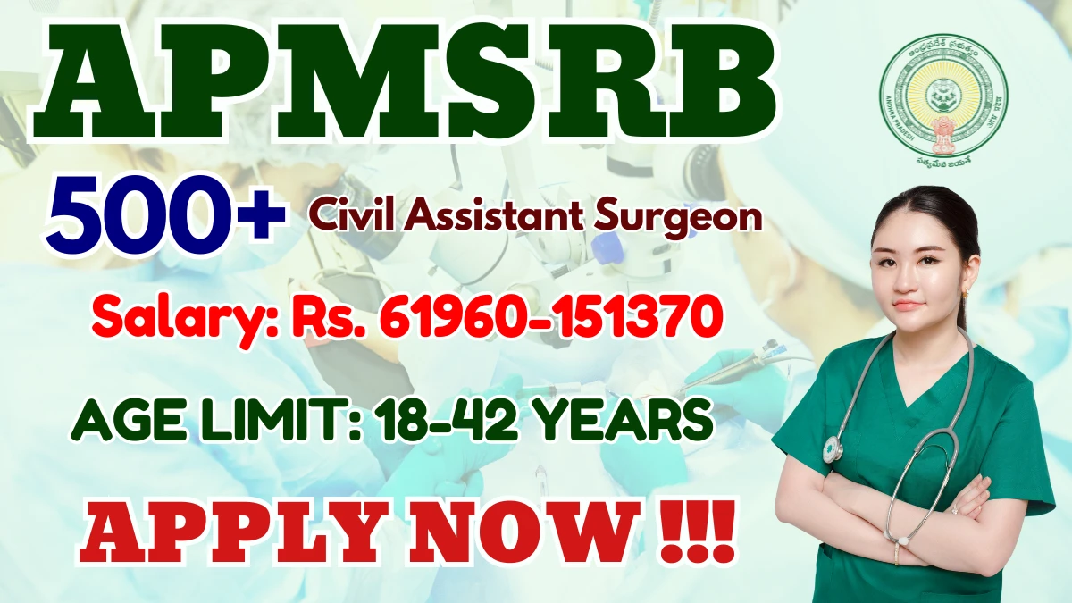 APMSRB Recruitment 2025