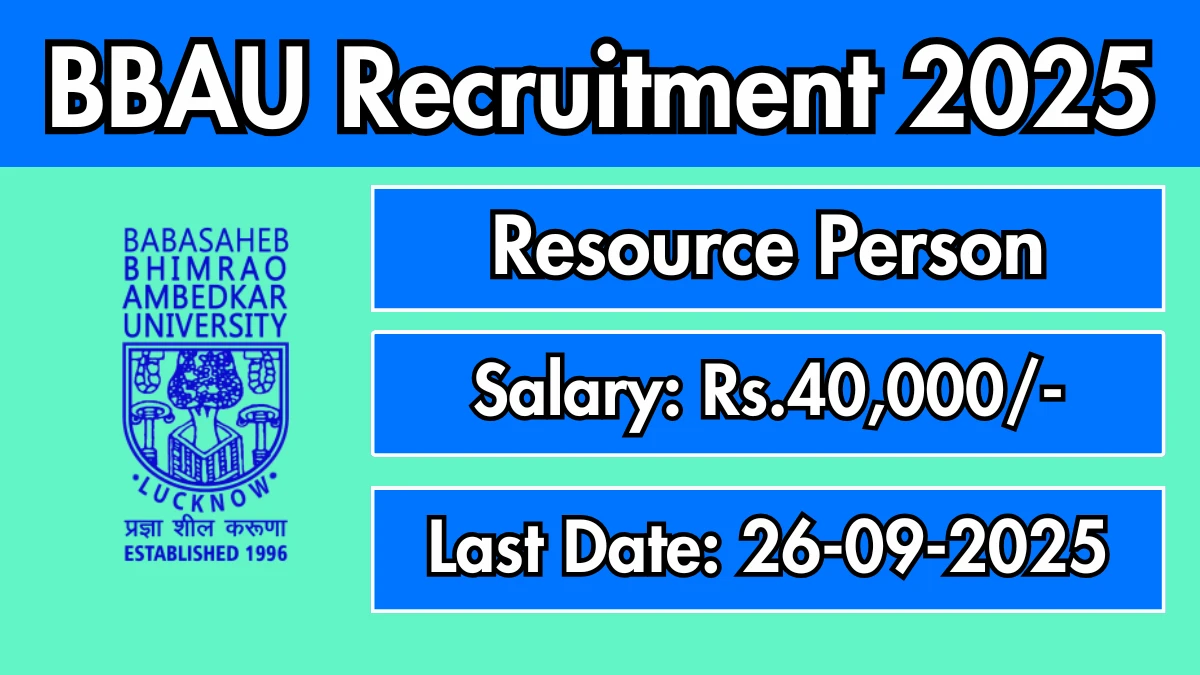 BBAU Recruitment 2025