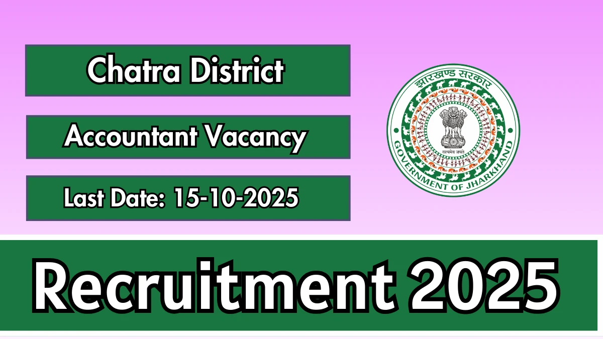 Chatra District Recruitment 2025