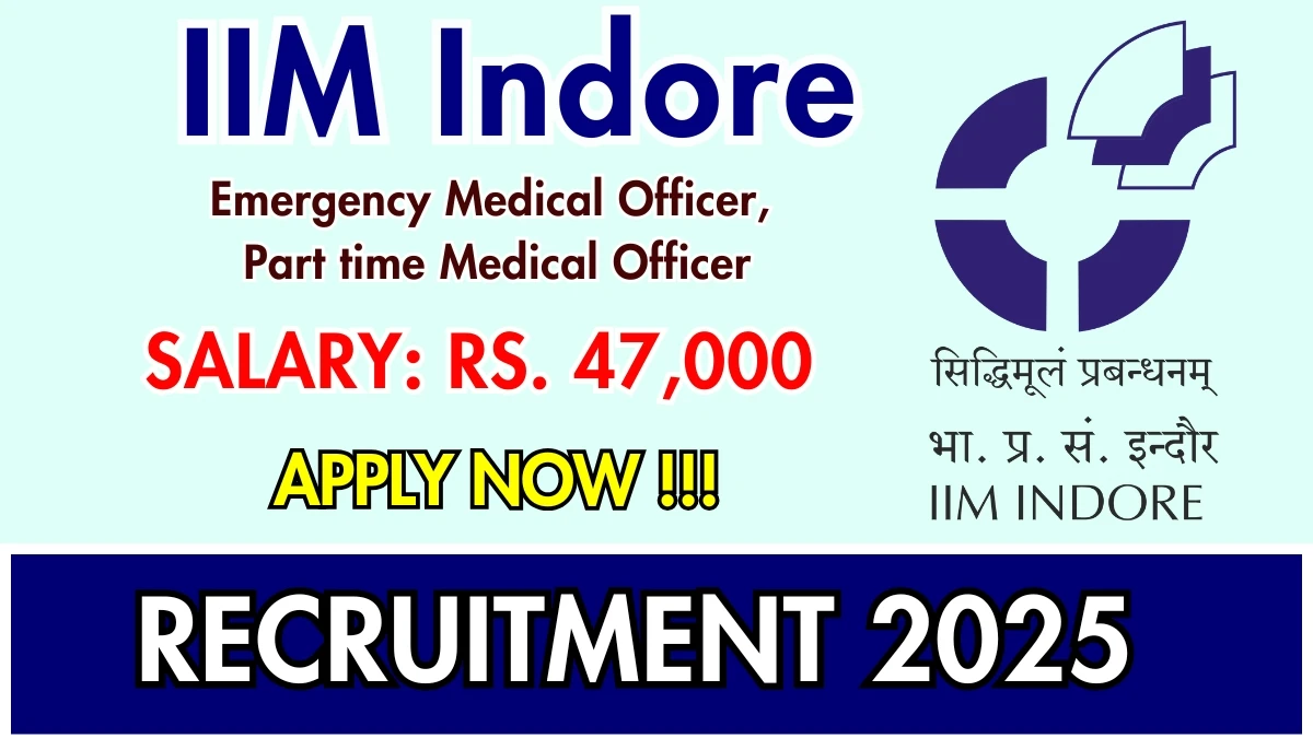 IIM Indore Recruitment 2025