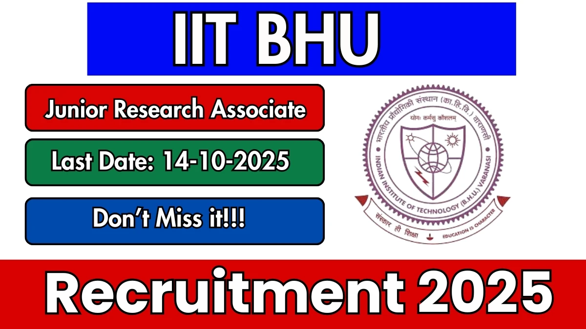 IIT BHU Recruitment 2025
