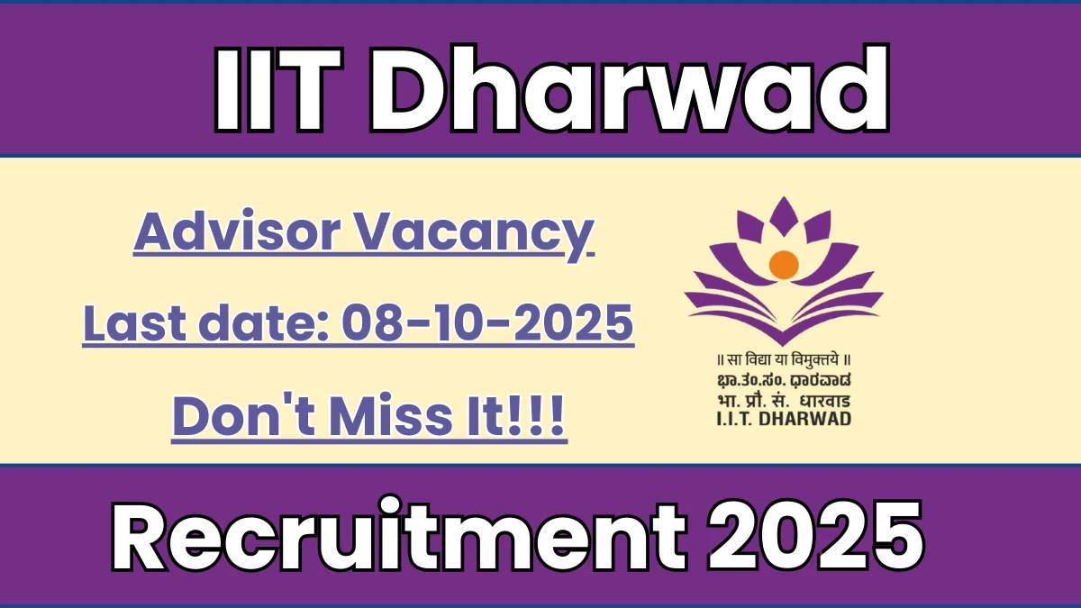 IIT Dharwad Recruitment 2025