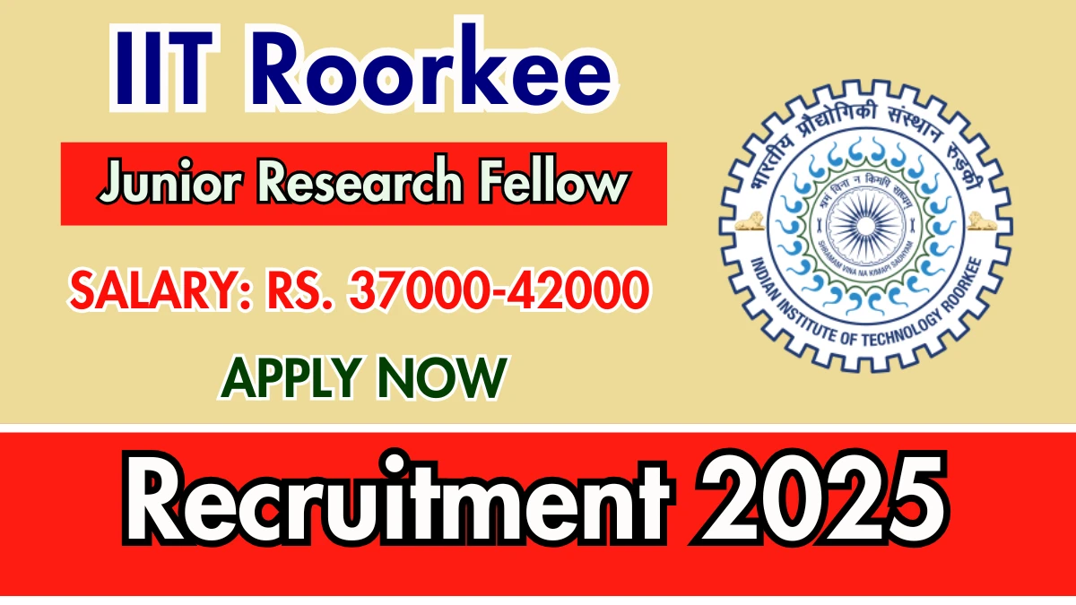 IIT Roorkee Recruitment 2025