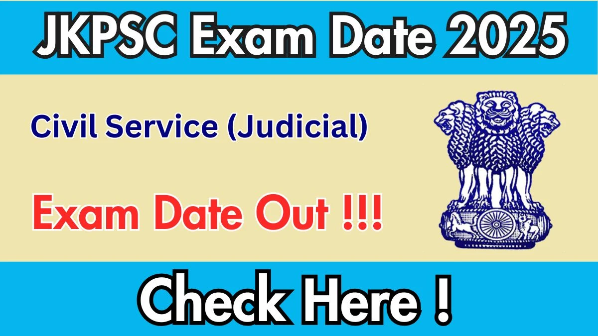 JKPSC Exam Date 2025