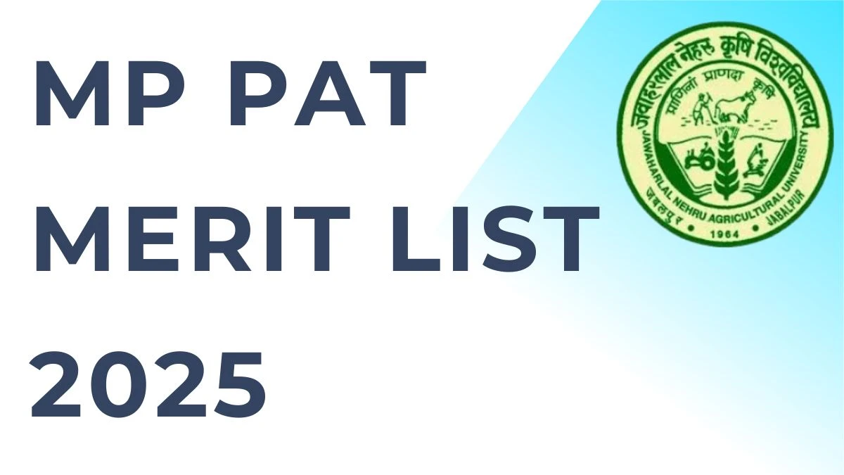 MP PAT Merit List 2025