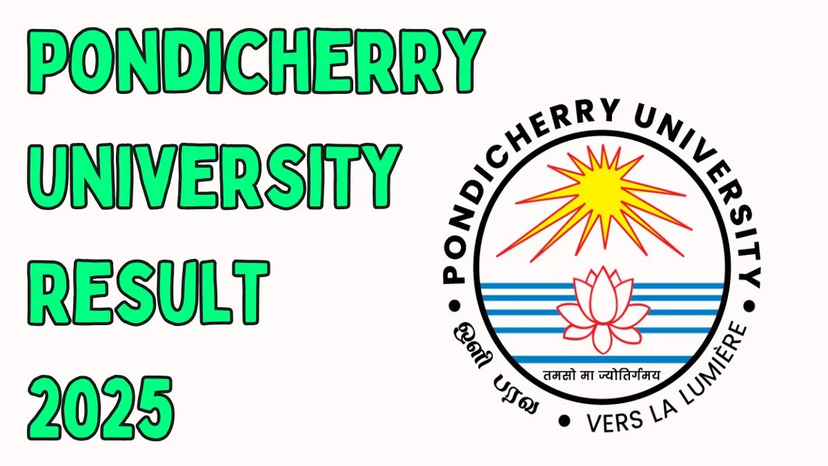 Pondicherry University Result 2025