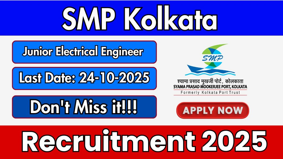 SMP Kolkata Recruitment 2025