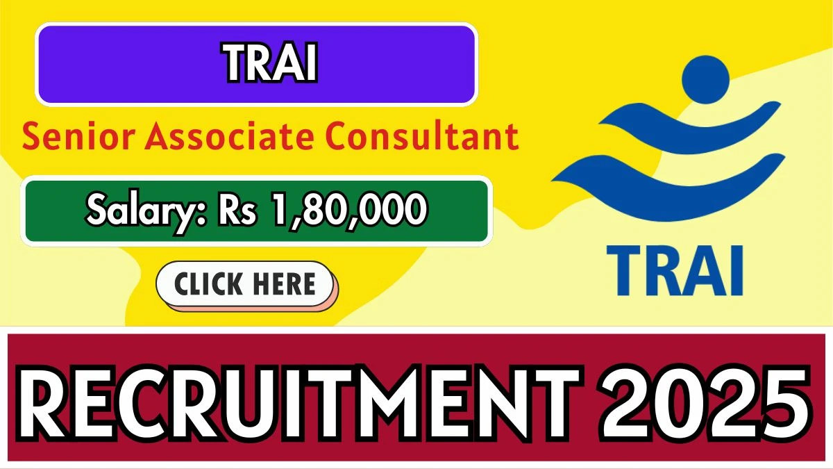 TRAI Recruitment 2025