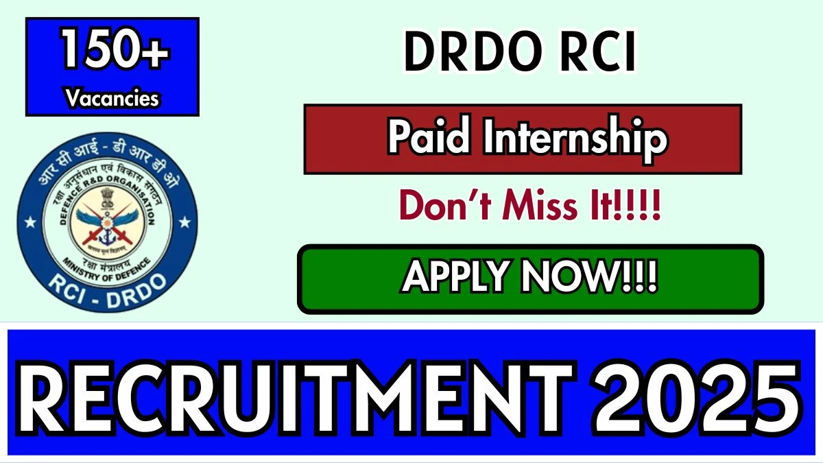 DRDO RCI Recruitment 2025