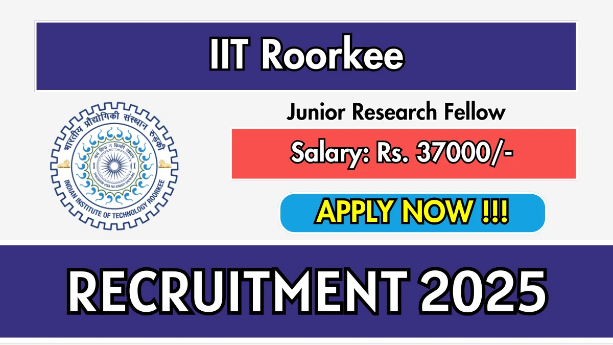 IIT Roorkee Recruitment 2025