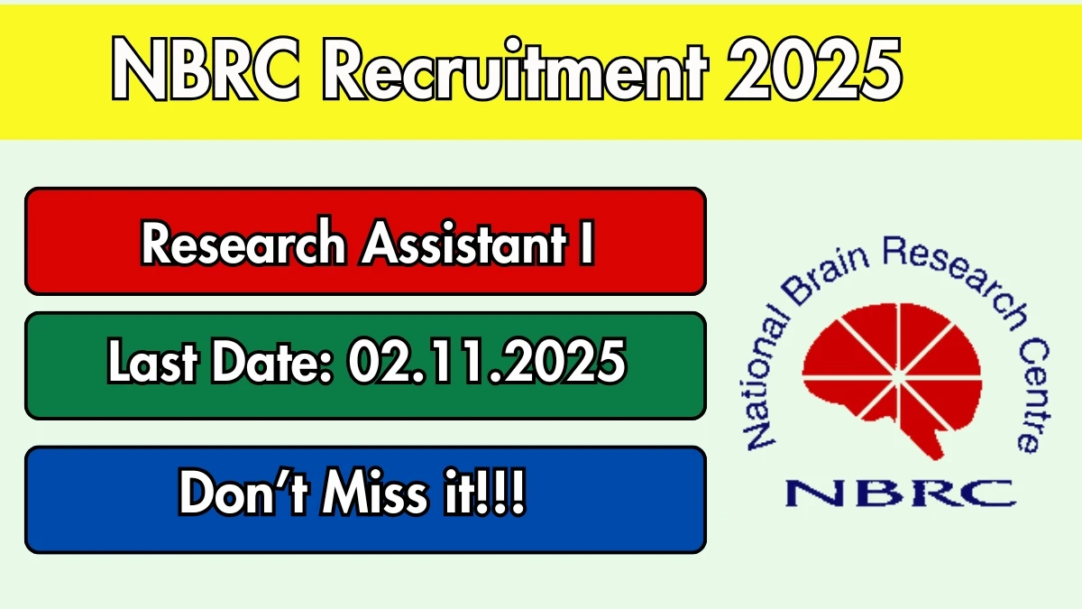 NBRC Recruitment 2025