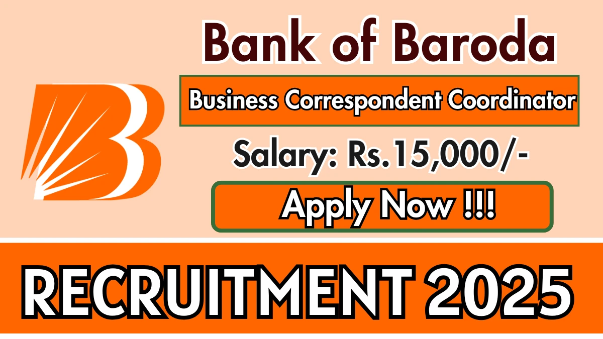 Bank of Baroda Recruitment 2025