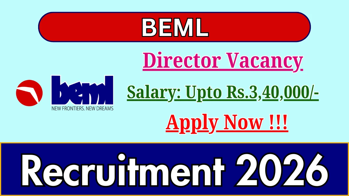 BEML Director Recruitment 2026
