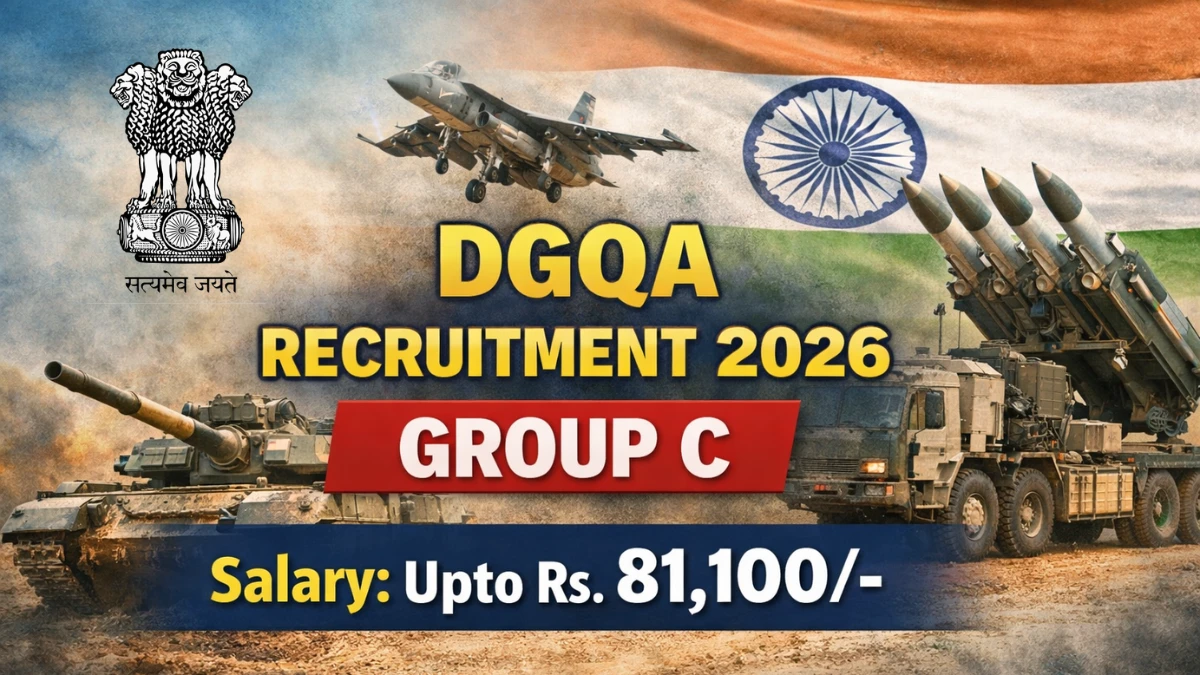 DGQA Recruitment 2026