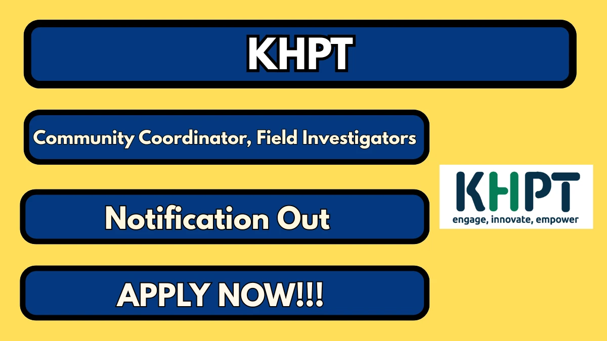 KHPT Recruitment 2026