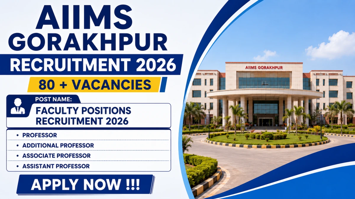 AIIMS Gorakhpur Recruitment 2026