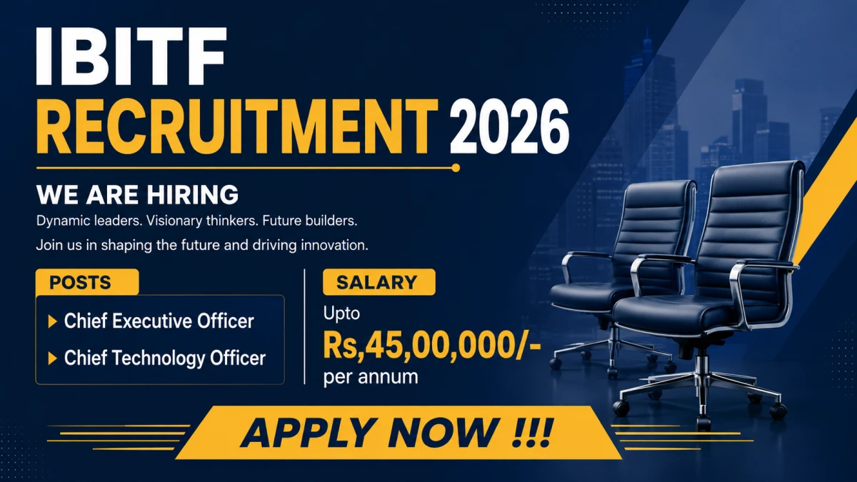 IBITF Recruitment 2026