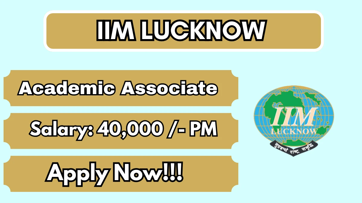 IIM Lucknow Recruitment 2026
