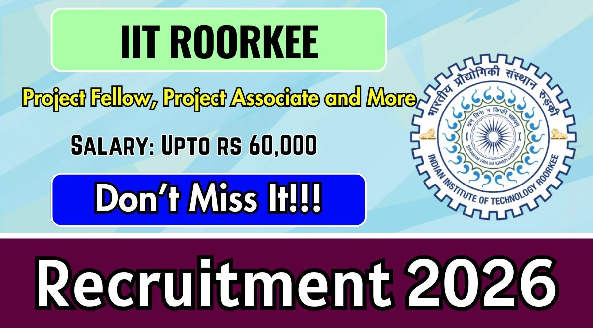 IIT Roorkee Recruitment 2026