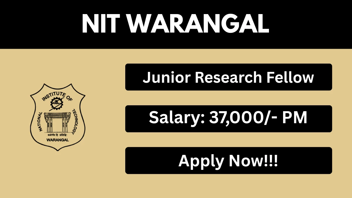 NIT Warangal Junior Research Fellow Recruitment 2026