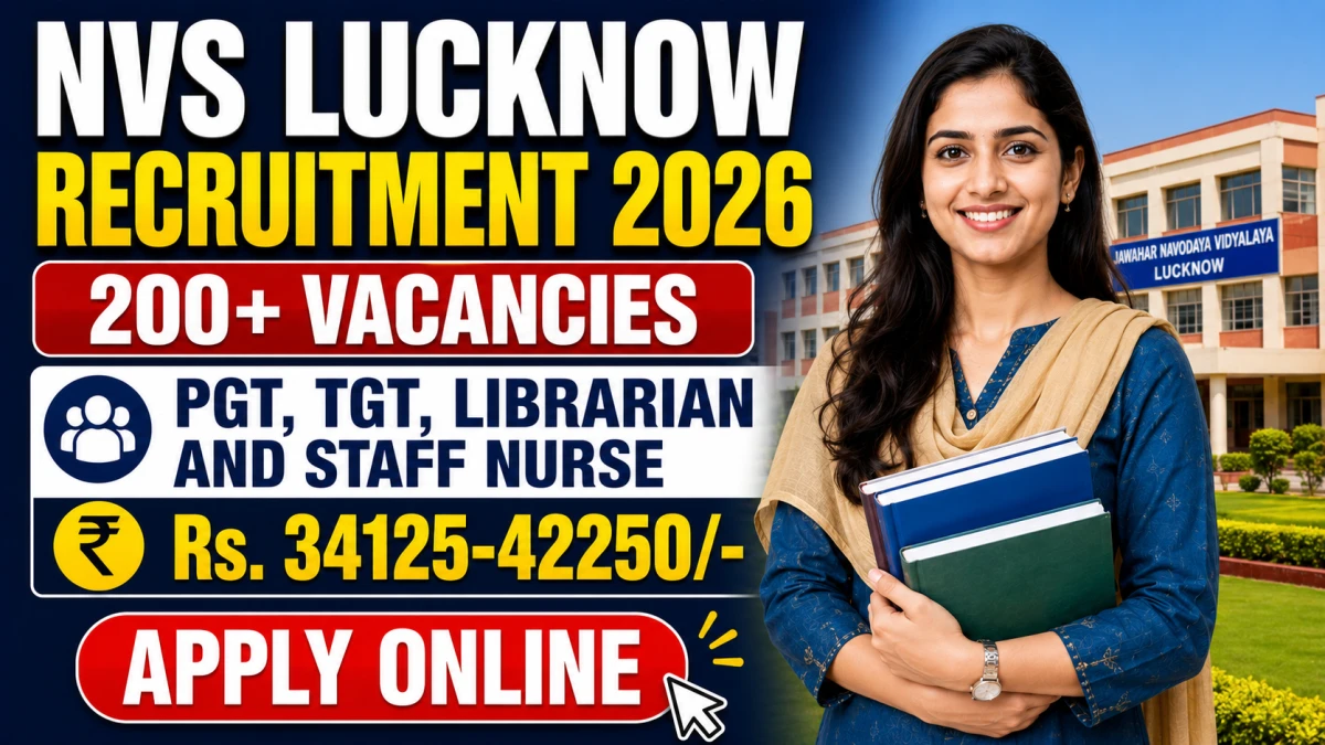 Lucknow Region Recruitment 2026
