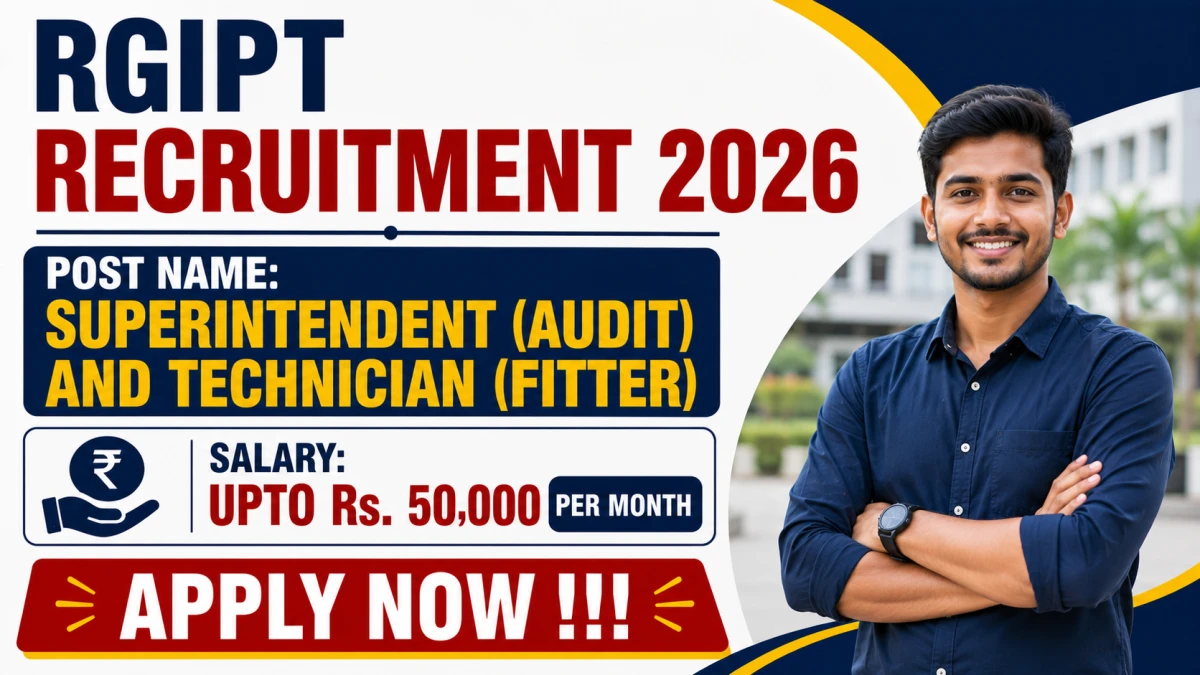 RGIPT Recruitment 2026
