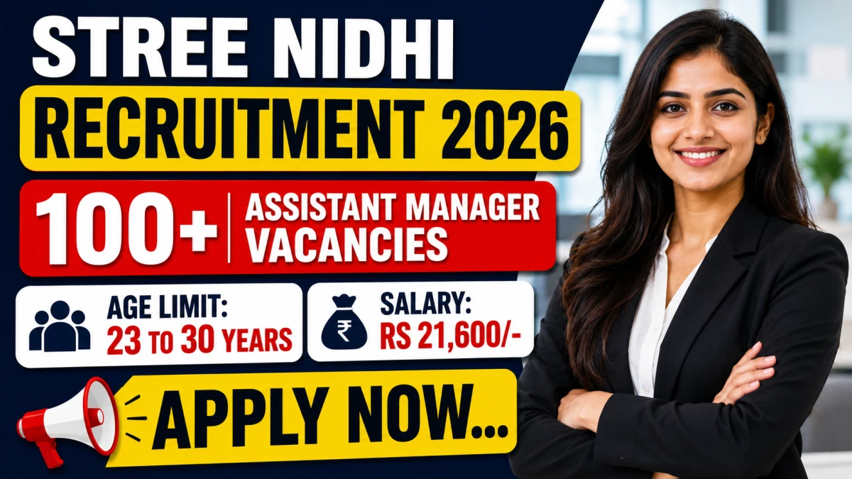 Stree Nidhi Recruitment 2026