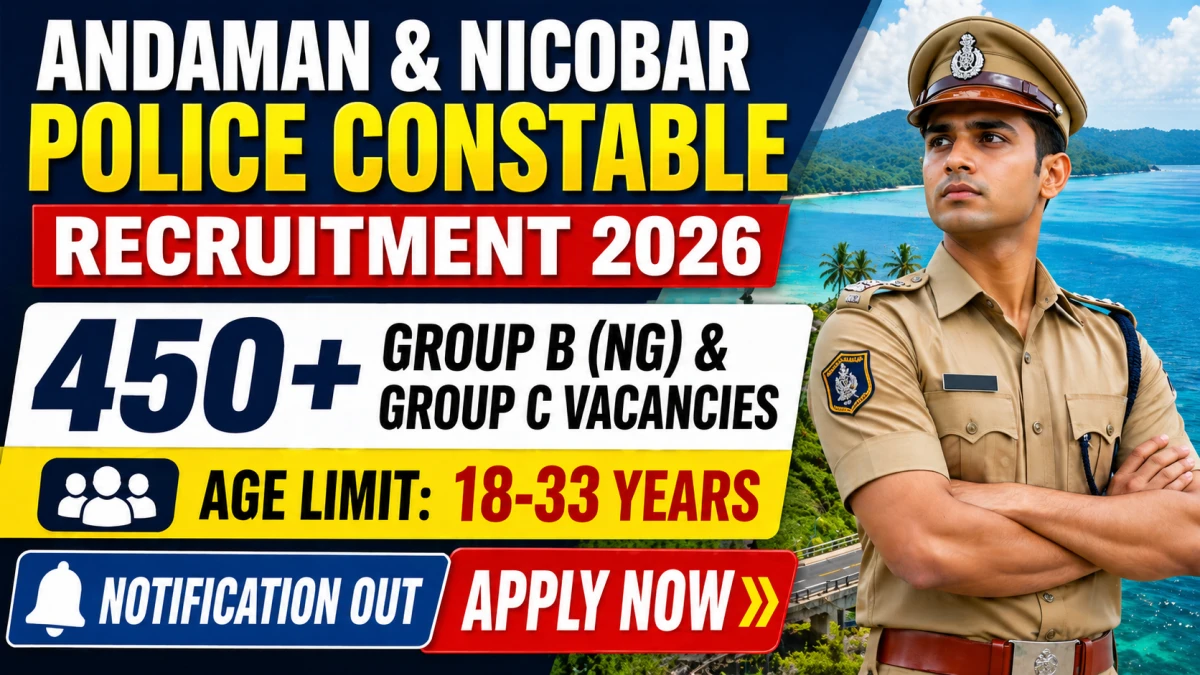 andaman & nicobar police recruitment 2026