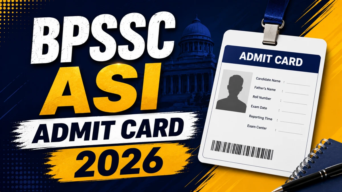 Bihar Police ASI Radio Admit Card 2026