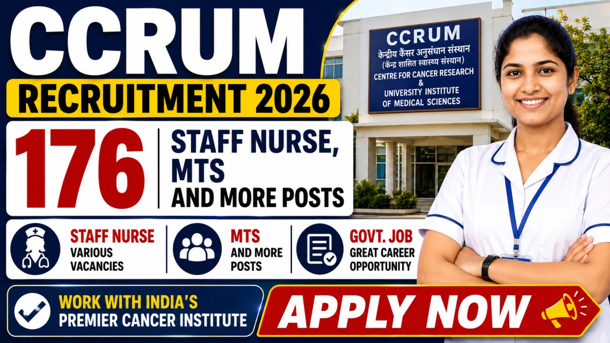 CCRUM Recruitment 2026