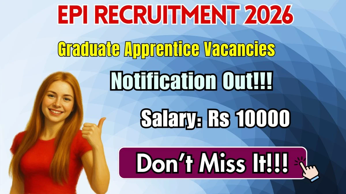 epi graduate apprentice recruitment 2026