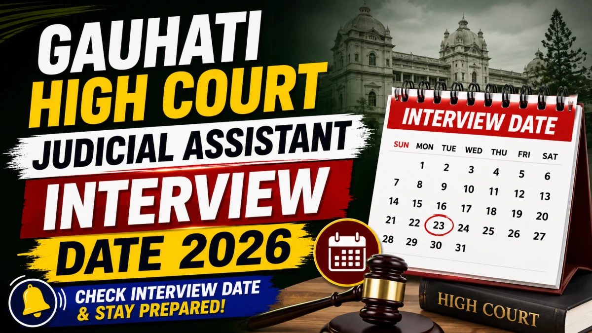 Gauhati High Court Judicial Assistant Recruitment 2026