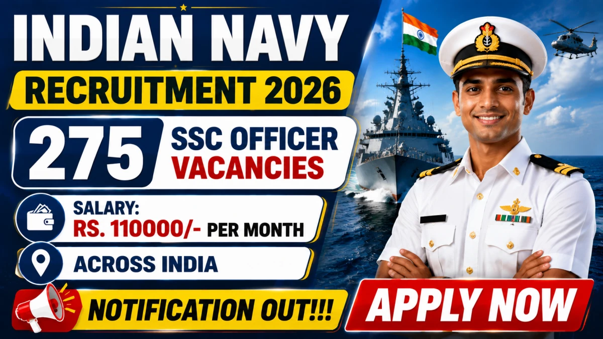 Indian Navy SSC Officer Recruitment 2026