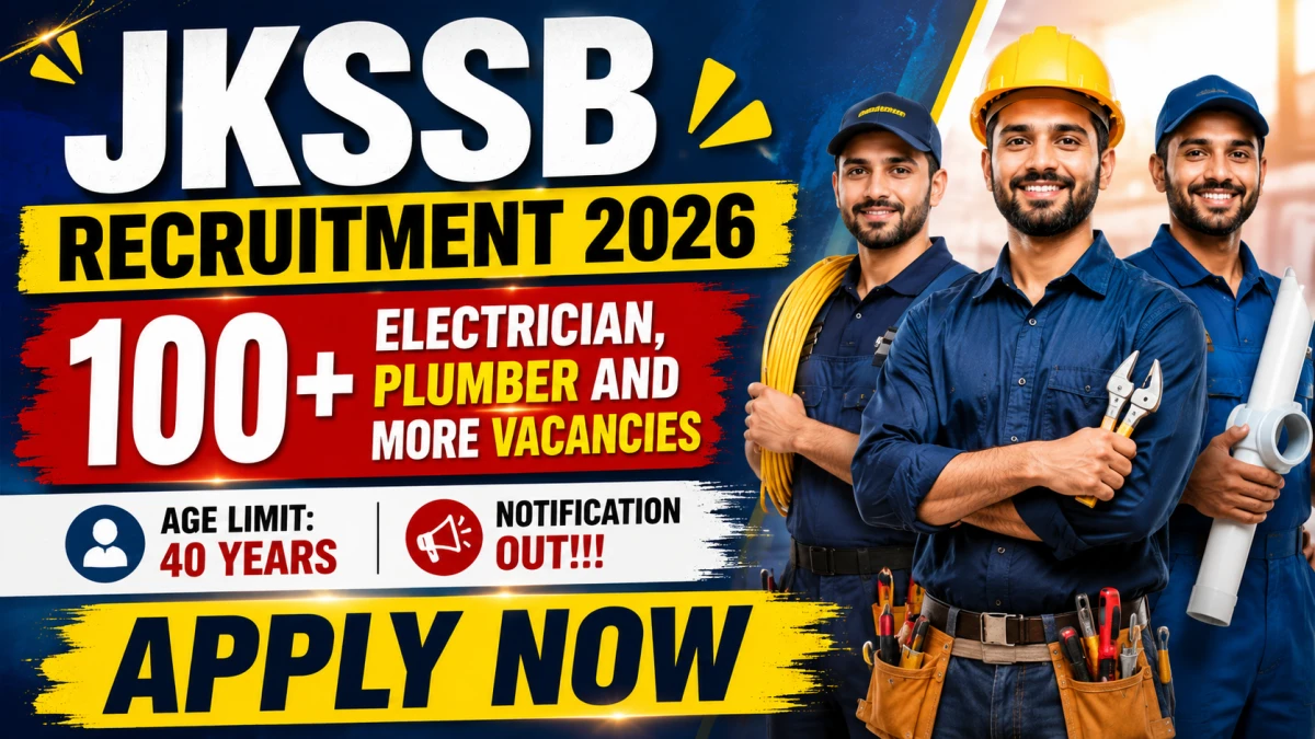 JKSSB Recruitment 2026