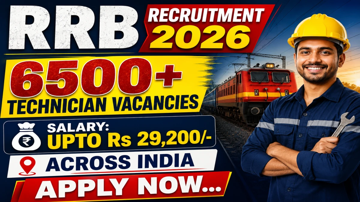 RRB Technician Recruitment 2026
