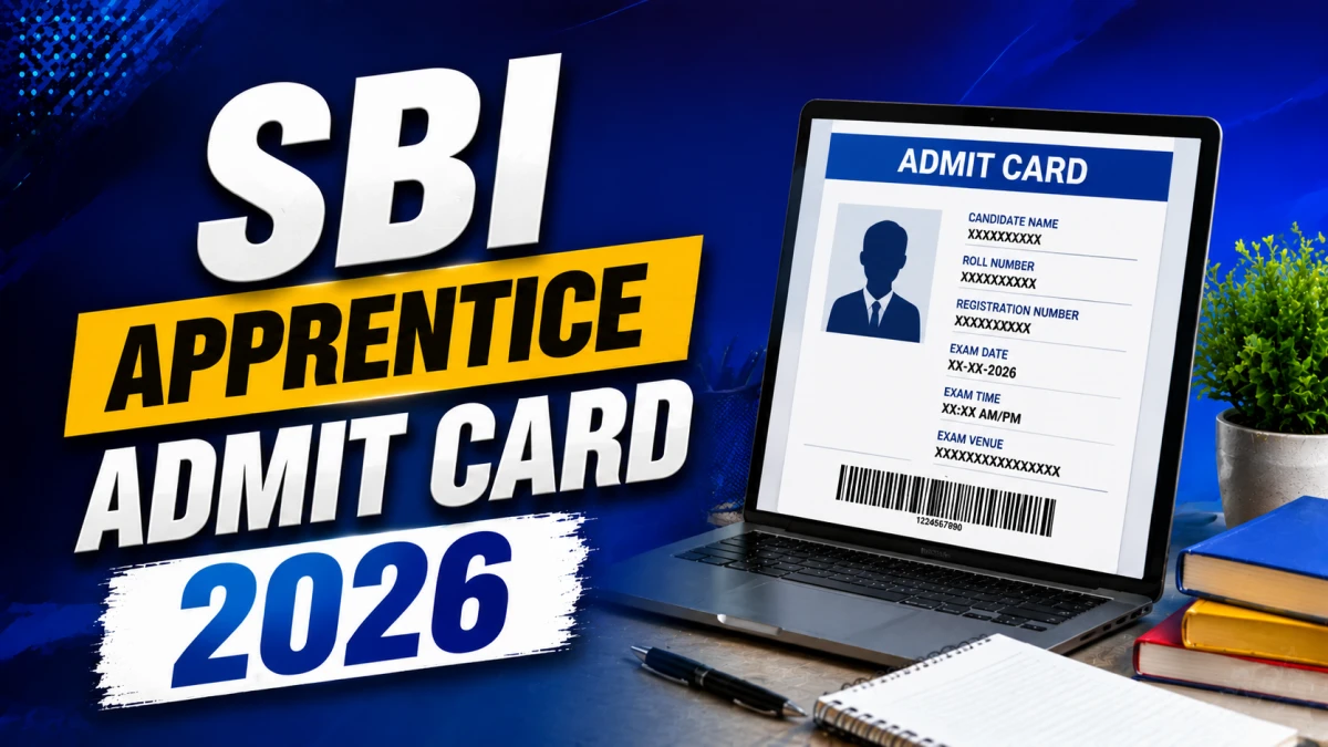 SBI Apprentice Admit Card 2026