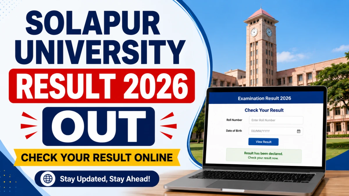 Solapur University Result 2026