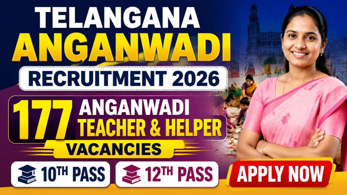 Mahabubnagar Anganwadi Recruitment 2026