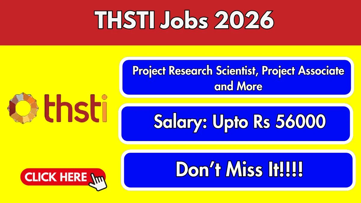 THSTI Recruitment 2026