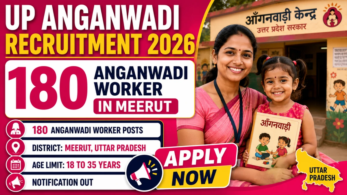 Meerut Anganwadi Recruitment 2026