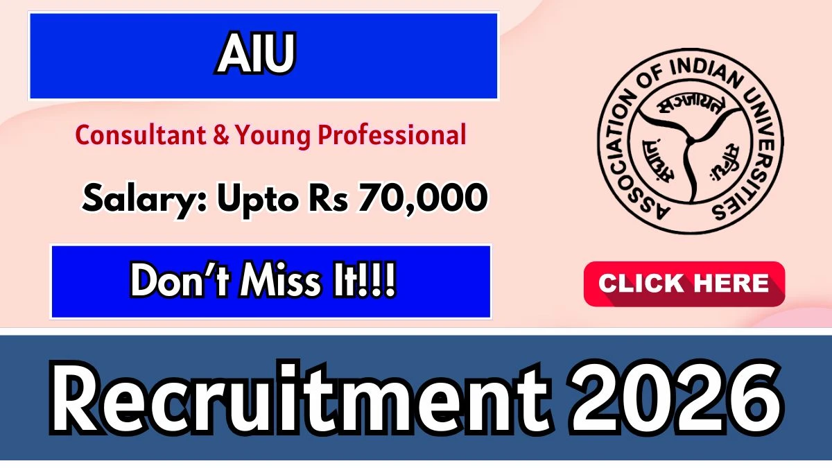 AIU Recruitment 2026
