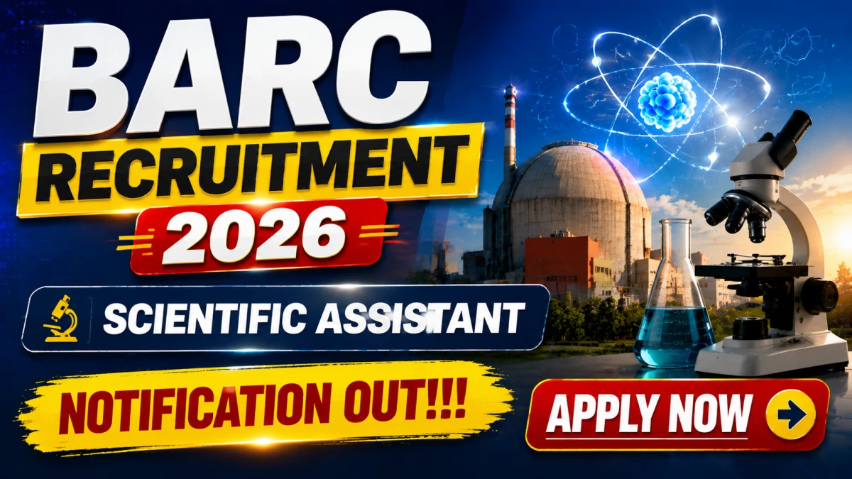 BARC Recruitment 2026