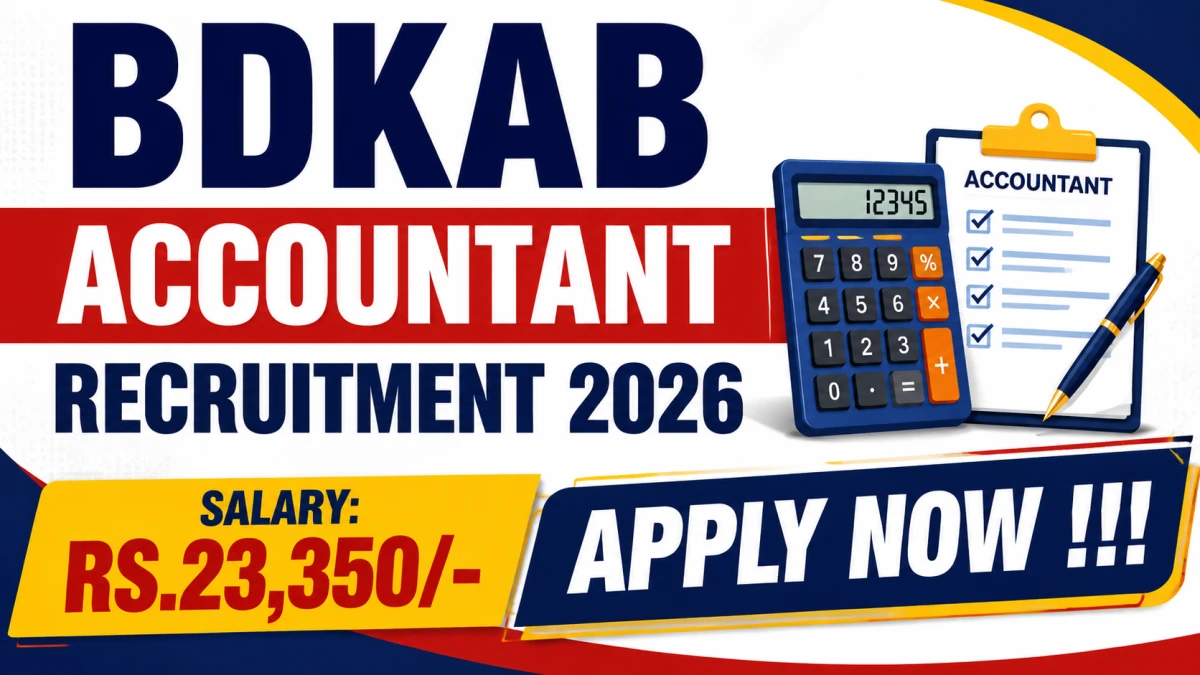 BDKAB Accountant Recruitment 2026