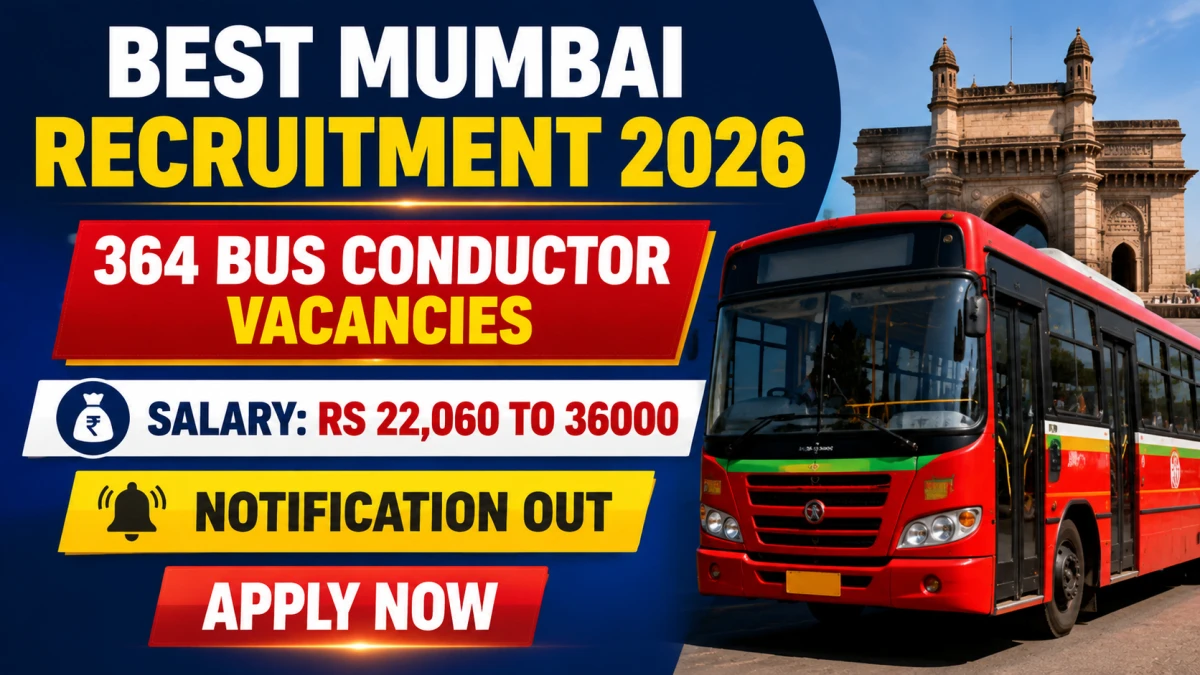 BEST Mumbai Bus Vahak Recruitment 2026