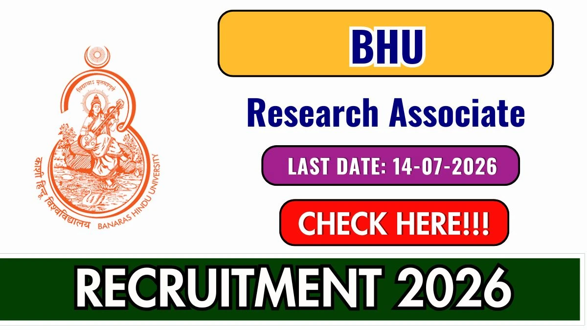 BHU Research Associate Recruitment 2026