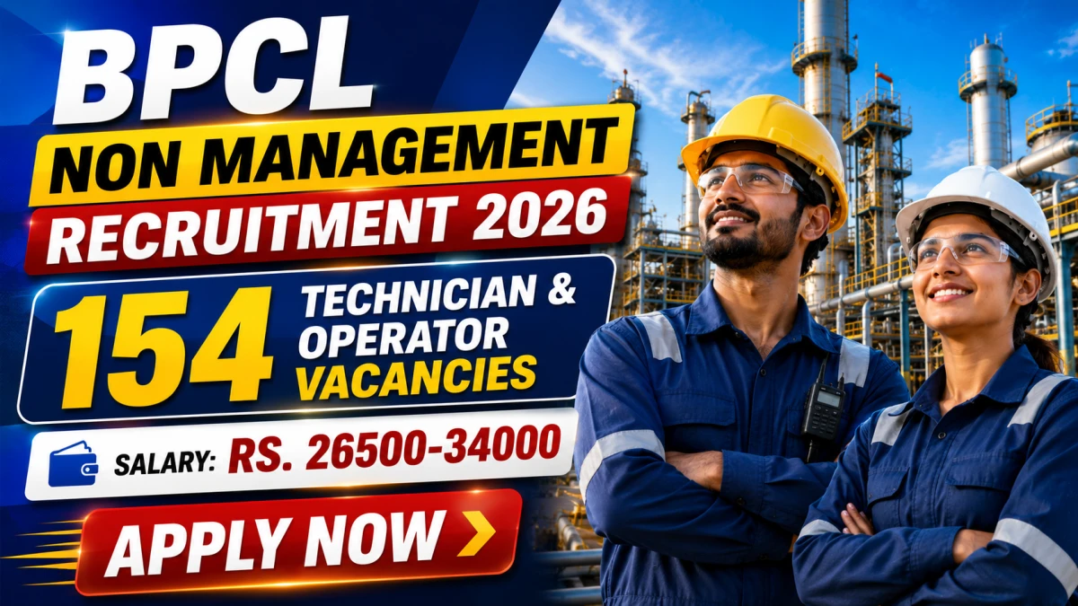 BPCL Non Management Recruitment 2026