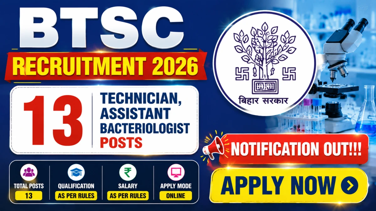 BTSC Recruitment 2026