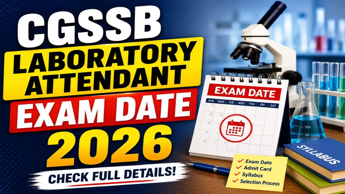 CG Vyapam Lab Assistant Admit Card 2026