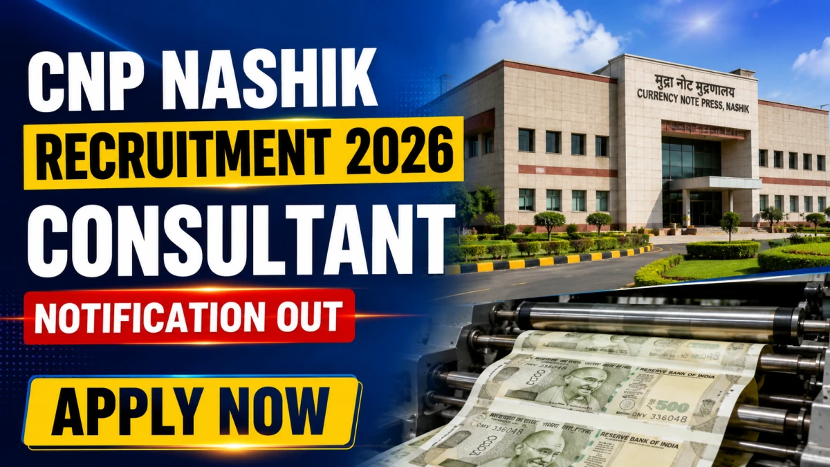 CNP Nashik Recruitment 2026